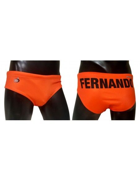 BAÑADOR PERSONALIZADO naranja