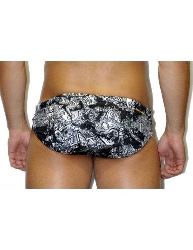 BAÑADOR HOMBRE WATERPOLO DS TOTEM BLACK