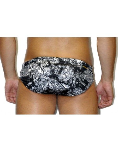 BAÑADOR HOMBRE WATERPOLO DS TOTEM BLACK