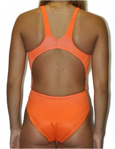 FRAU BADEANZUG SCHWIMMEN TA FLUOR TARONJA