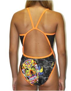DS SKULL WOMAN SWIMSUIT THIN STRAP 2