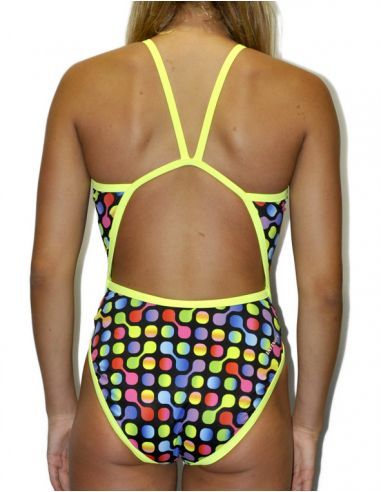 Woman Swimsuit DS SPINNER- Excellent chlorine resistance, thin strap.