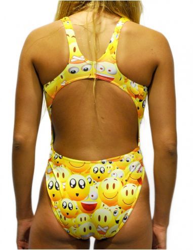 Woman Swimsuit DS ICONS- Excellent chlorine resistance, wide strap.