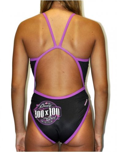 FRAU BADEANZUG SCHWIMMEN 100x100