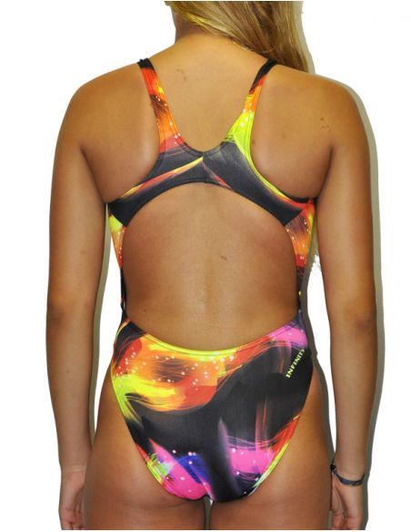 FRAU BADEANZUG SCHWIMMEN POP