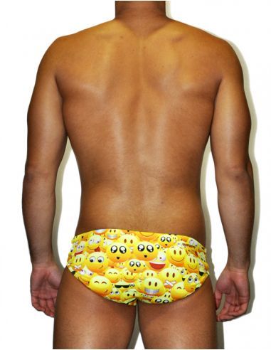 MEN'S WATERPOLO DS SWIMSUIT ICONS, Double-layered & excellent chlorine resistance.