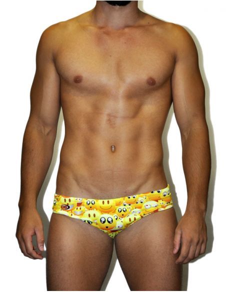 Bañador hombre waterpolo ICONS - doble capa y resistente al cloro.