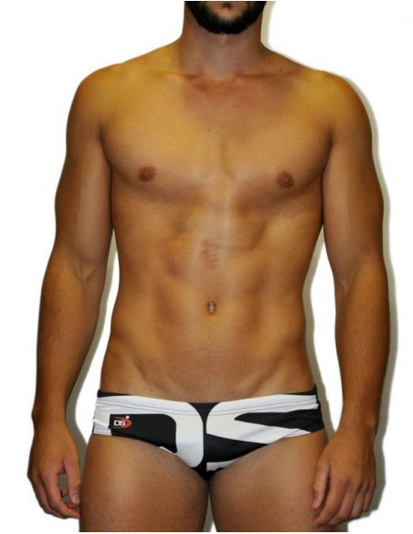 MEN'S WATERPOLO DS SWIMSUIT PANEL, Double-layered & excellent chlorine resistance.