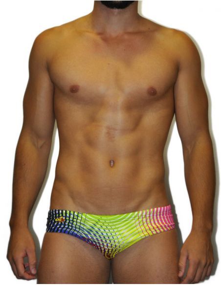 Bañador hombre waterpolo SONAR- doble capa y resistente al cloro.