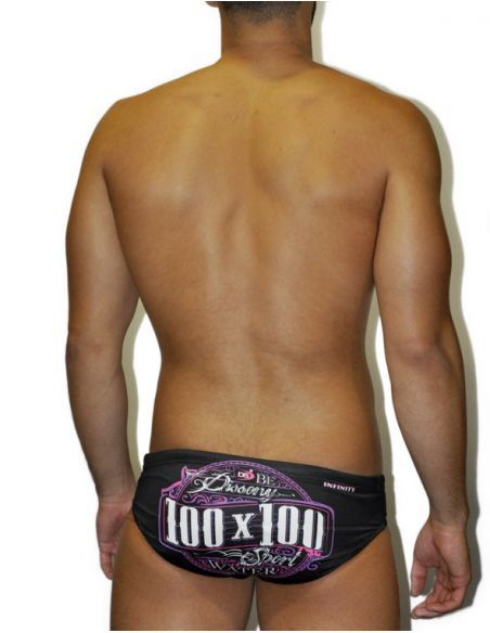 MEN'S WATERPOLO DS SWIMSUIT 100x100, Double-layered & excellent chlorine resistance.