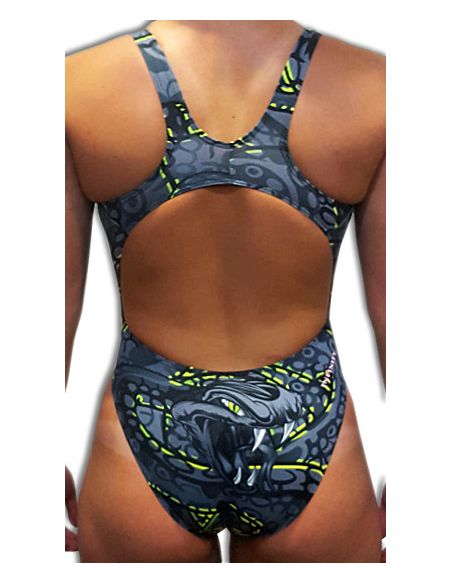 FRAU BADEANZUG SCHWIMMEN TA SNAKE