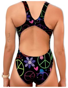 FRAU BADEANZUG SCHWIMMEN TA PEACE 2