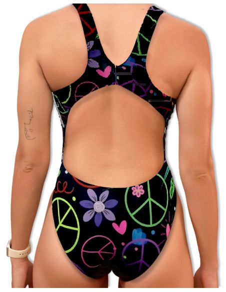 DS PEACE WOMAN SWIMSUIT WIDE STRAP