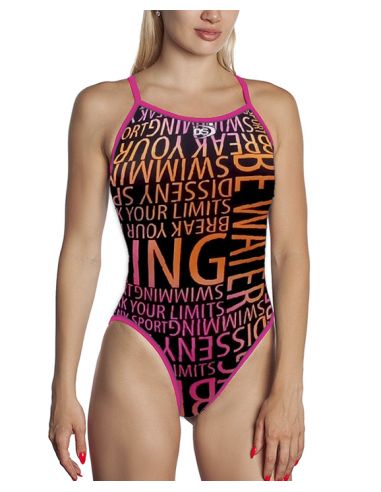 FRAU BADEANZUG SCHWIMMEN TF BROKEN