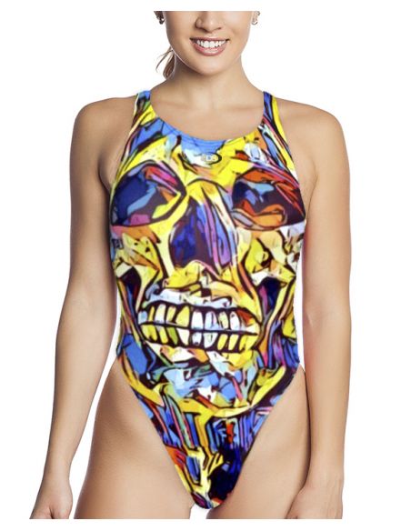 BAÑADOR NATACIÓN CHICA TIRA ANCHA DS RƎVO⅃UTION