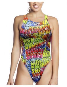 DS POWER WOMAN SWIMSUIT WIDE STRAP