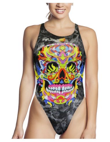 MAILLOT DE BAIN À LARGES BRETELLES DS SKULL