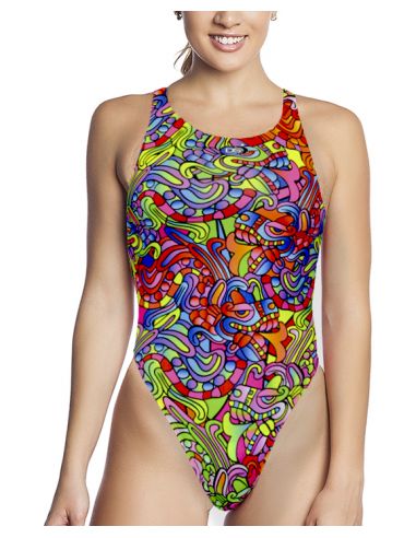 FRAU BADEANZUG SCHWIMMEN TA TOTEM