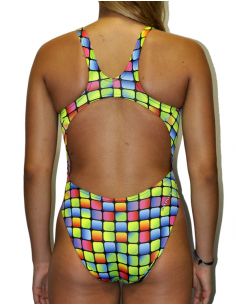 BAÑADOR NATACIÓN CHICA TIRA ANCHA DS GRESITE 2