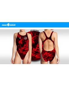 MAILLOT DE BAIN À LARGES BRETELLES MAD WAVE - CLUB