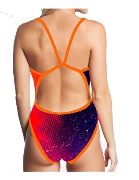 THIN STRIP MAD WAVE DYNAMO GIRL'S SWIMSUIT