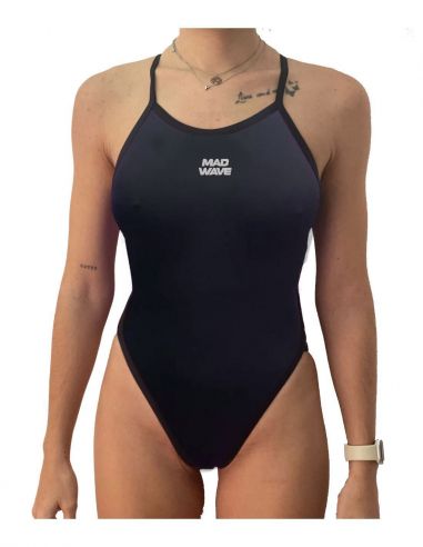 DS BLACK WOMAN SWIMSUIT THIN STRAP - LINED