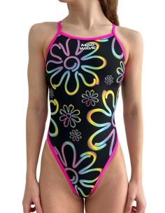 THIN STRIP MAD WAVE DYNAMO GIRL'S SWIMSUIT