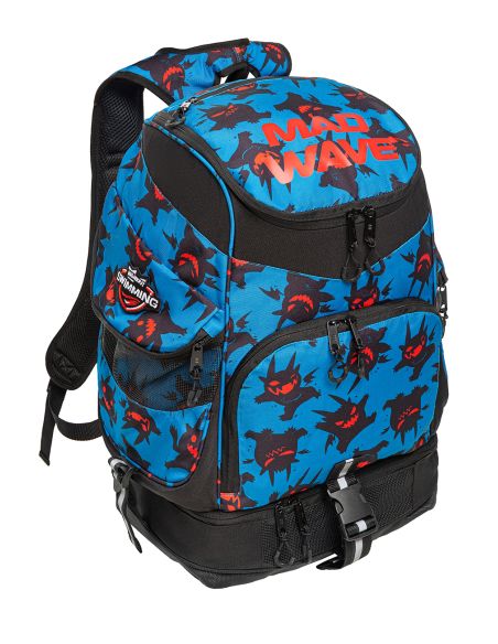 The MAD TEAM backpack is a perfect choice for serious swimmers with its huge storage capacity and outstanding athletic design!