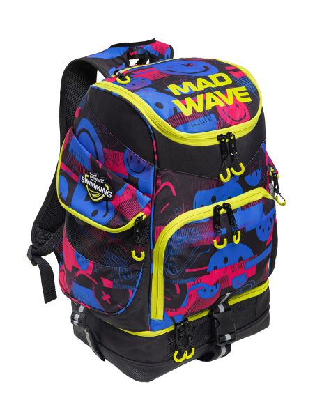 The MAD TEAM backpack is a perfect choice for serious swimmers with its huge storage capacity and outstanding athletic design!